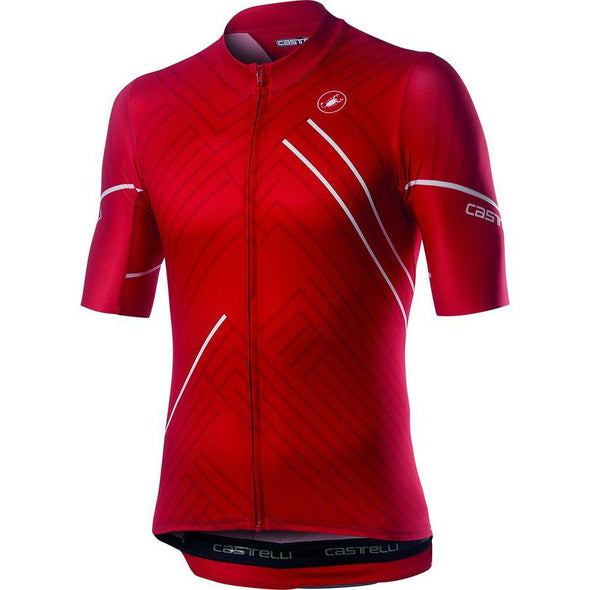 Castelli Passo Jersey - Red - Classic Cycling