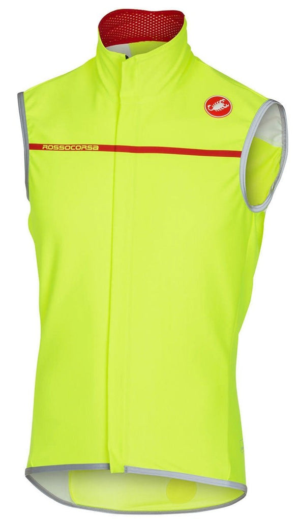 Castelli Perfetto Vest - Fluo Yellow - Classic Cycling