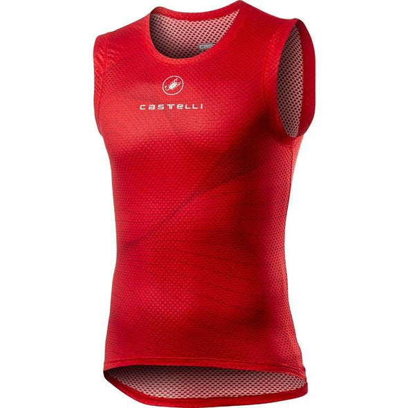 Castelli Pro Mesh Sleeveless - Red - Classic Cycling