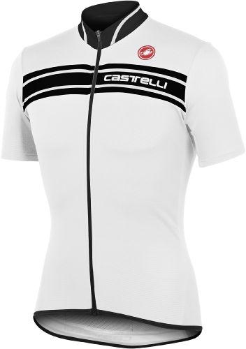 Castelli Prologo 3 Jersey - White - Black - Classic Cycling