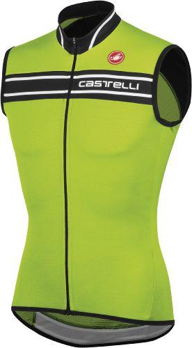 Castelli Prologo 3 Sleeveless Jersey - Acid Green - Classic Cycling