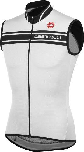 Castelli Prologo 3 Sleeveless Jersey - White Black - Classic Cycling