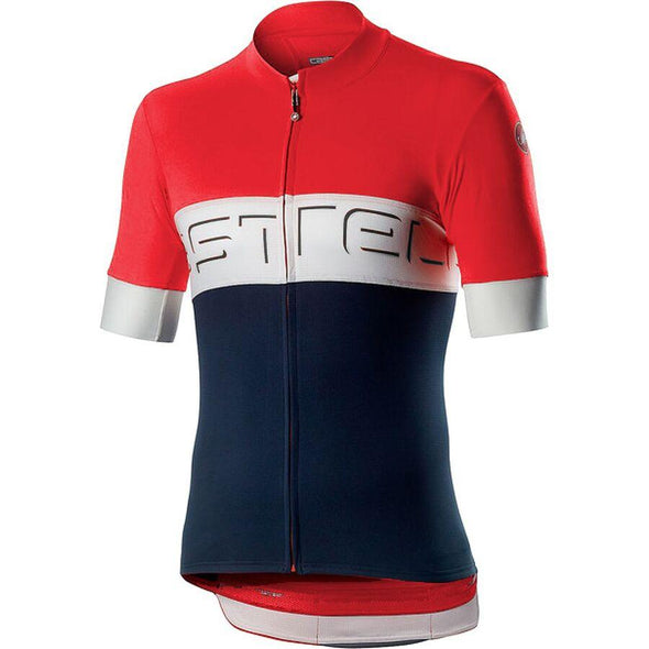 Castelli Prologo VI Jersey - Fiery Red - Classic Cycling