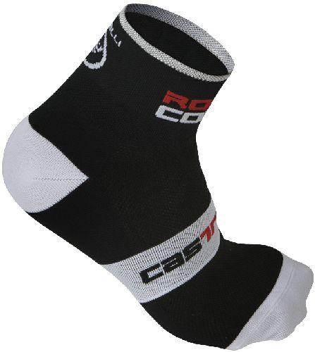 Castelli Rosso Corsa Cycling Sock 6cm - Black - Classic Cycling