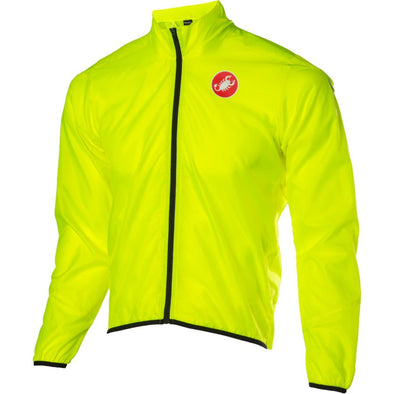 Castelli Squadra Wind Jacket - Fluorescent Yellow - Classic Cycling
