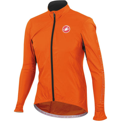 Castelli Velo Jacket - Fluorescent Orange - Classic Cycling