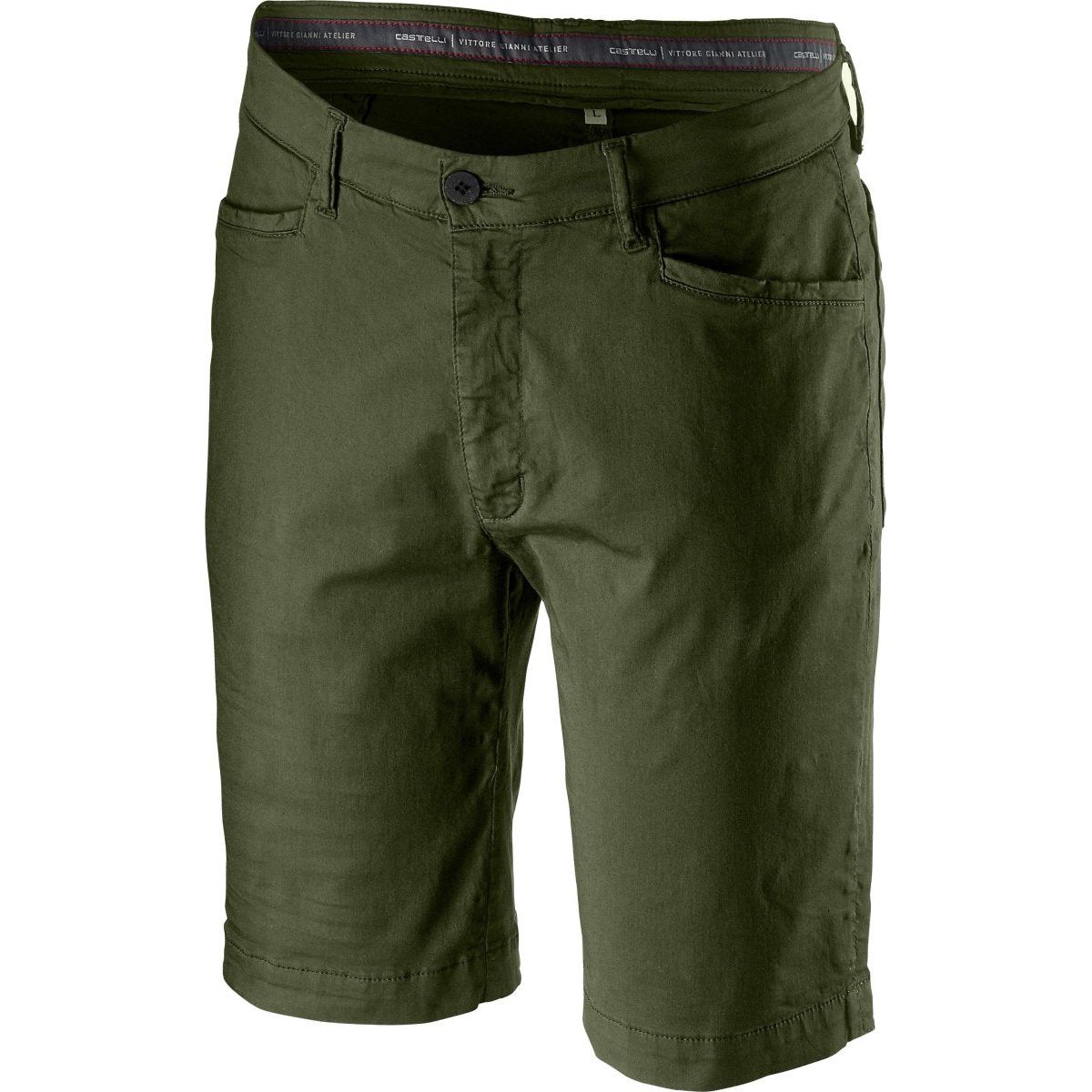 Castelli VG 5 Pocket Short - Military Green - Classic Cycling