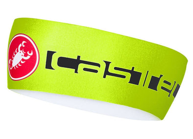 Castelli Viva Thermo Headband - Fluo Yellow - Classic Cycling