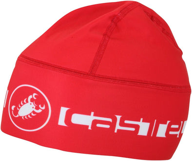 Castelli Viva Thermo Skully Winter Cap - Red - Classic Cycling