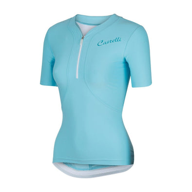 Castelli Womens Bellissima Jersey - Pastel Blue - Classic Cycling