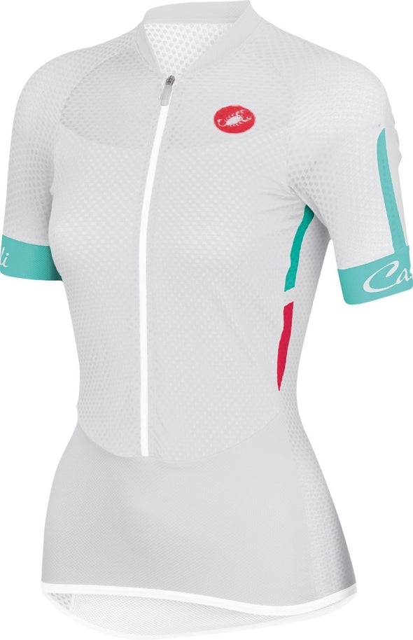 Castelli Womens Climbers Jersey - White - Classic Cycling