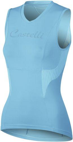Castelli Womens Dolce Cycling Sleeveless Jersey - Turquoise - Classic Cycling
