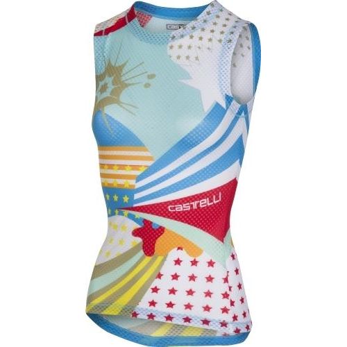 Castelli Women's Pro Mesh W Sleeveless Base Layer- White - Classic Cycling