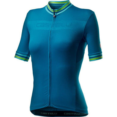 Castelli Women's Promessa 3 Jersey - Blue - Classic Cycling