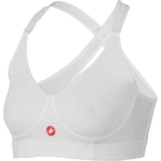 Castelli Women's Rosso Corsa Light Bra - White - Classic Cycling