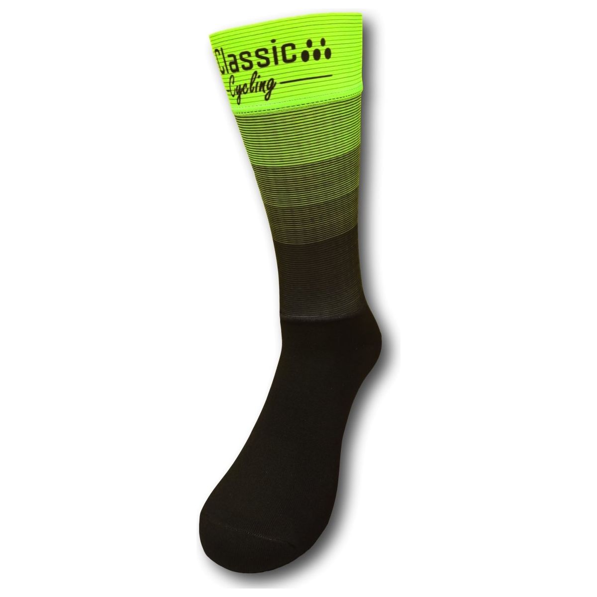 Classic Cycling Aero Extra Tall Sock - Fluo Yellow - Classic Cycling