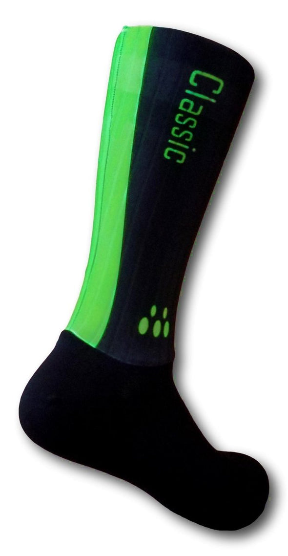 Classic Cycling Aero Socks - Black Fluo - Classic Cycling