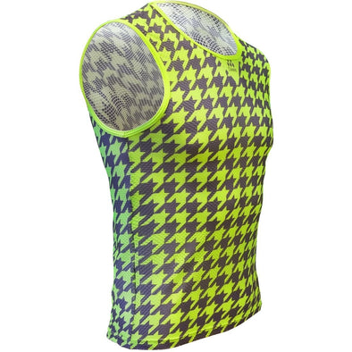 Classic Cycling Base Layer Fluo Houndstooth - Classic Cycling