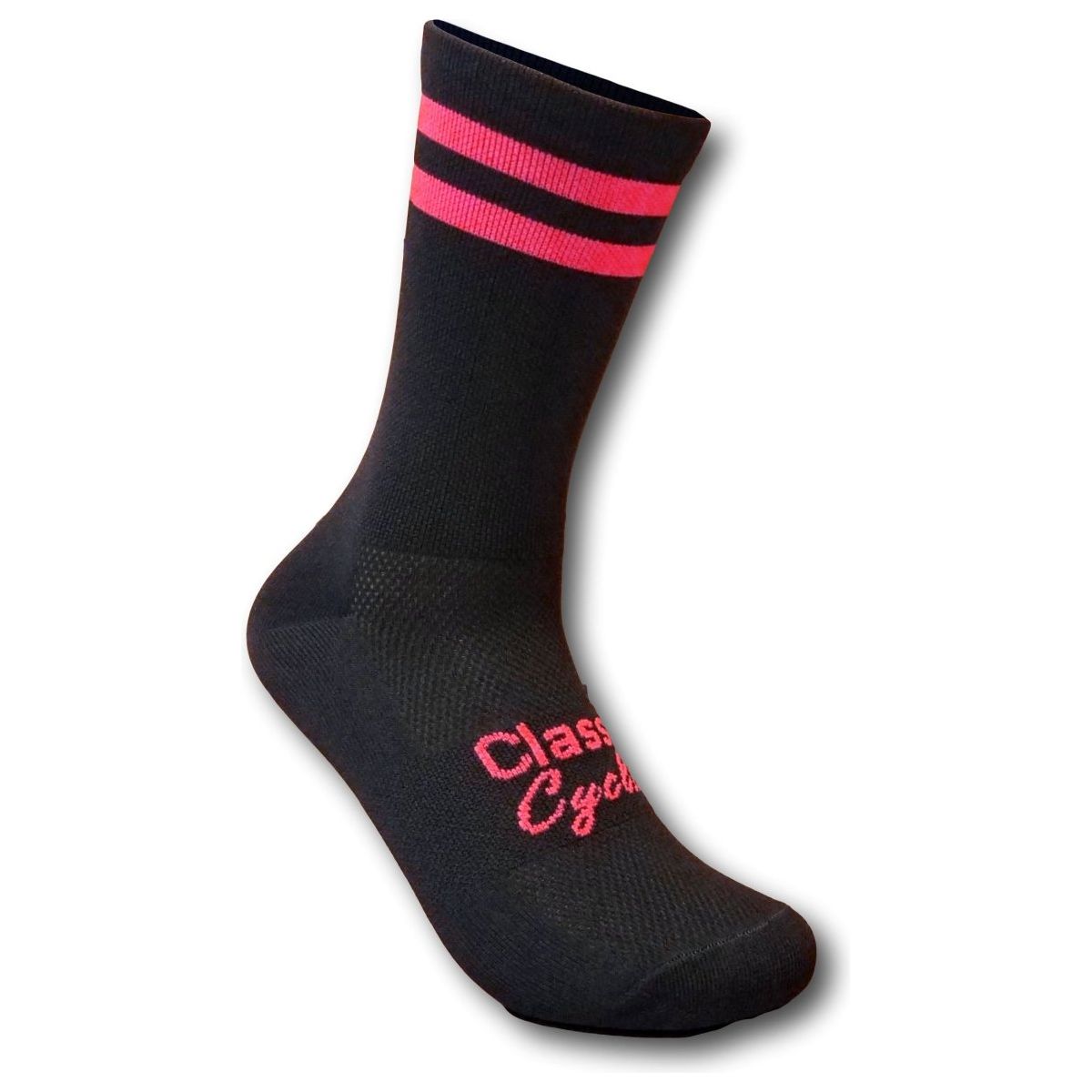 Classic Cycling Equipe Socks - Black Pink - Classic Cycling
