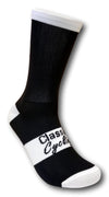 Classic Cycling Equipe Socks - Black White "Classic" - Classic Cycling