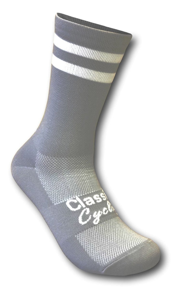 Classic Cycling Equipe Socks - Gray - Classic Cycling