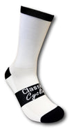 Classic Cycling Equipe Socks - White Black "Classic" - Classic Cycling