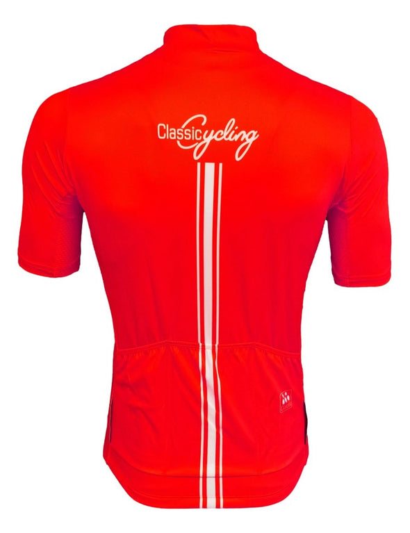 Classic Cycling Flex 2 Jersey Red- Men's - Classic Cycling