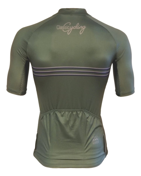 Classic Cycling Flex Jersey - Men's - Olive - Classic Cycling