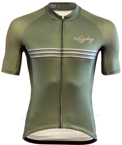 Classic Cycling Flex Jersey - Men's - Olive - Classic Cycling