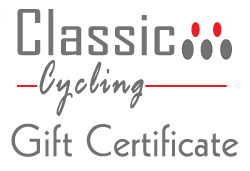Classic Cycling Gift Certificates - Classic Cycling