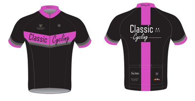 Classic Cycling Men's Pink Pro Aero 2.0 Jersey - Classic Cycling