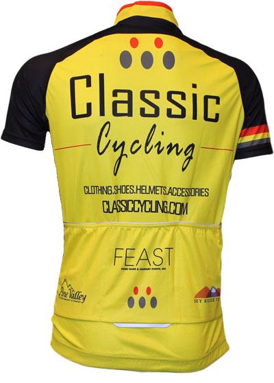 Classic Cycling  Metric Jersey - Yellow - Classic Cycling