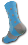 Classic Cycling Sock - Blue and Gray - Classic Cycling
