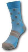 Classic Cycling Sock - Blue and Gray - Classic Cycling