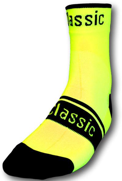 Classic Cycling Sock - Fluo Yellow - Classic Cycling