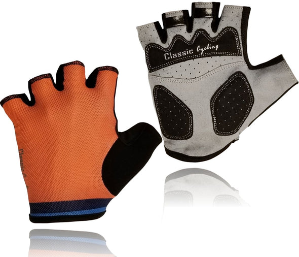 Classic Cycling Summer Gloves - Orange - Classic Cycling