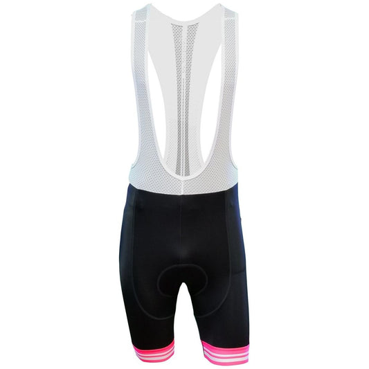 Classic Cycling Women's Ergo "Lines"  Pink Bib Shorts - Classic Cycling