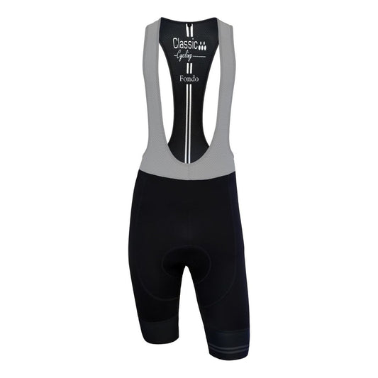 Classic Cycling Women's Fondo Bib Shorts - Black - Classic Cycling