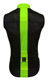 Classic Cycling Women's Wind Vest - Black with Fluo - Classic Cycling