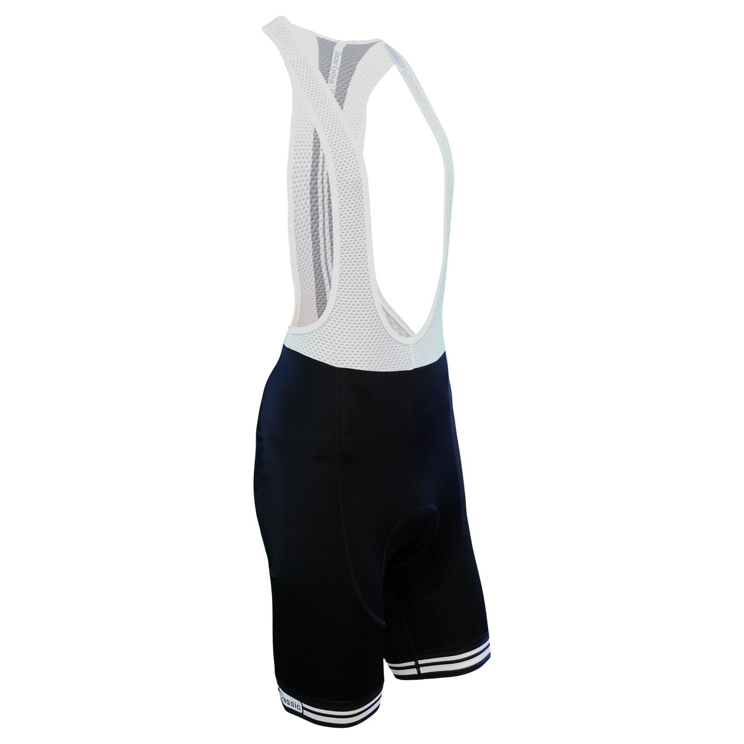 Classic Cycling Ergo "Lines"  Black Bib Shorts - Classic Cycling