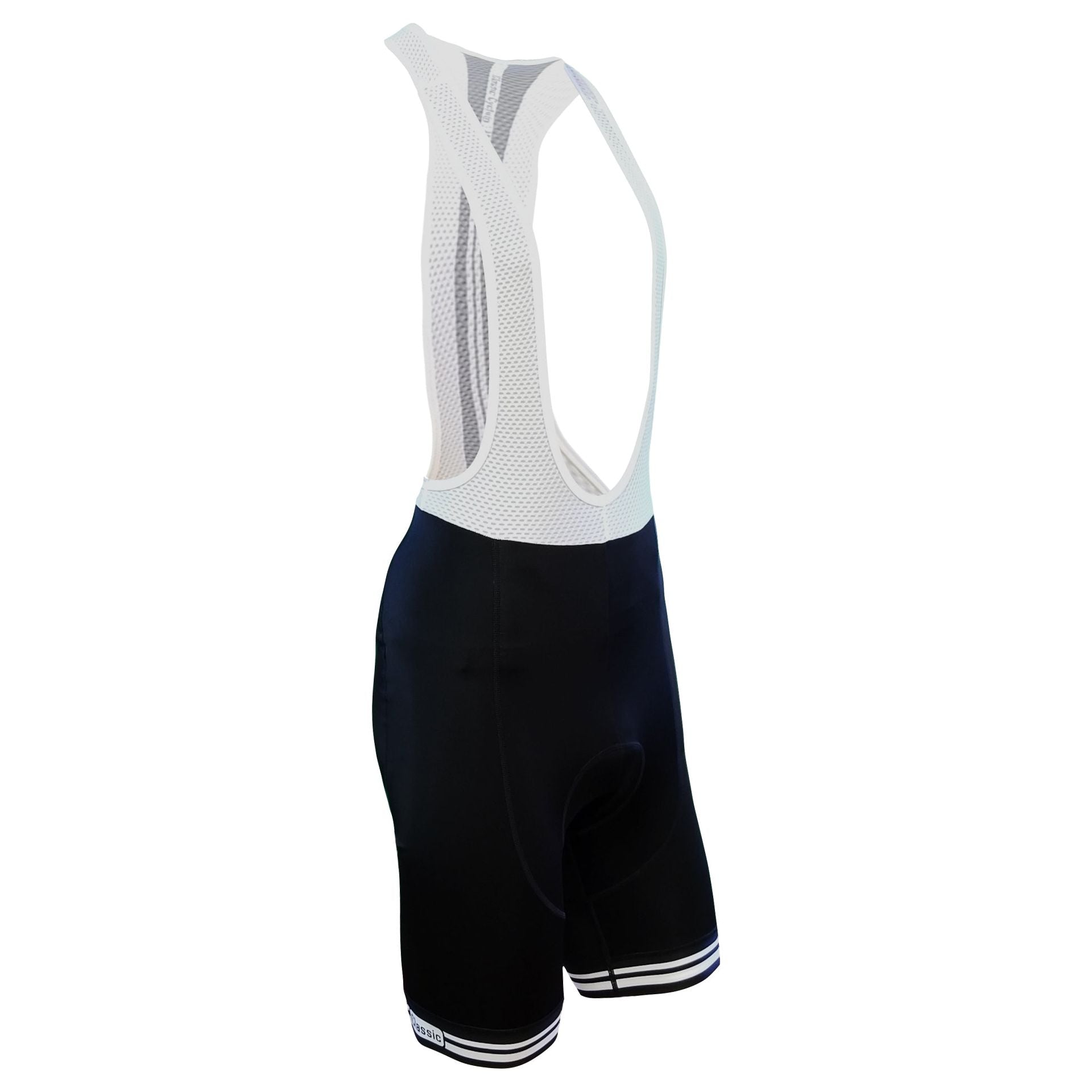 Classic Cycling Ergo "Lines"  Black Bib Shorts - Classic Cycling