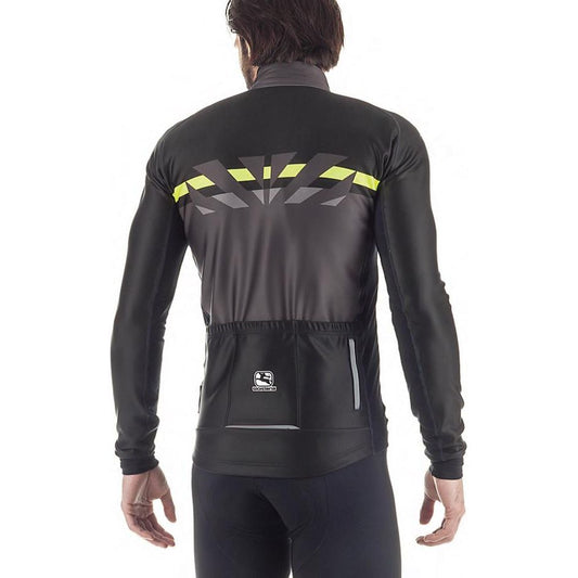 Giordana FR-C 'Raggi' Winter Jacket - Black-Yellow-Grey - Classic Cycling