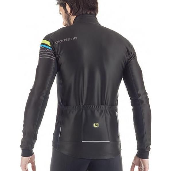 Giordana FR-C 'Sette' Winter Jacket - Black-Fluo-Blue - Classic Cycling