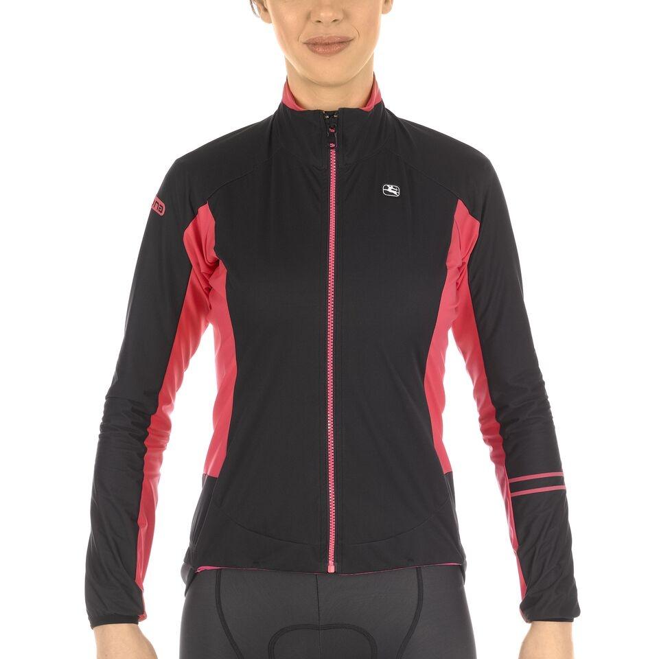 Giordana AV 100 Women's Jacket - Black-Pink - Classic Cycling