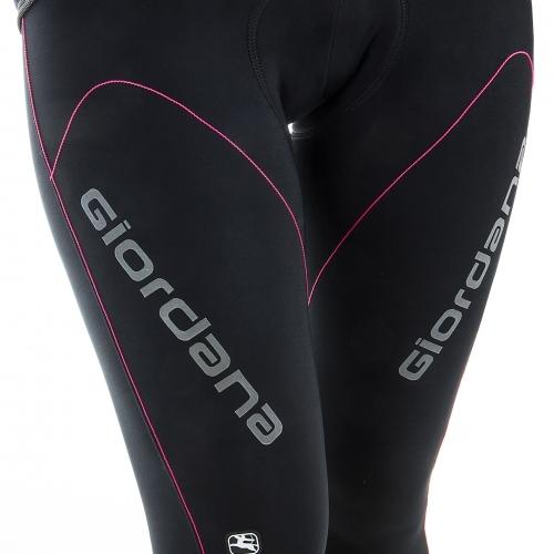 Giordana AV Bib Tights - Women's - Black with Pink accents - Classic Cycling