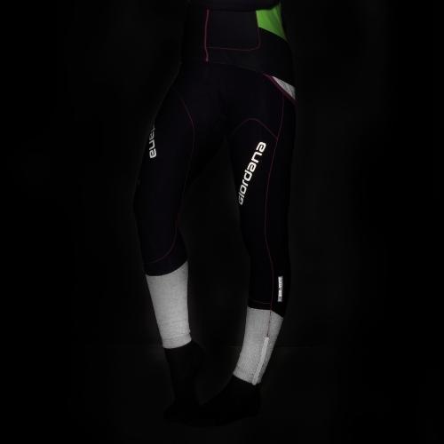 Giordana AV Bib Tights - Women's - Black with Pink accents - Classic Cycling