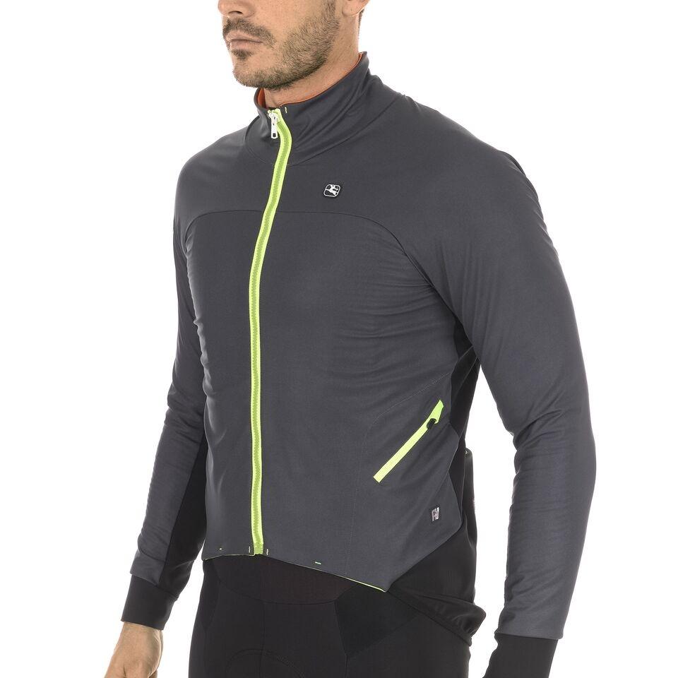 Giordana AV EXTREME LYTE Jacket - Black-Silver - Classic Cycling