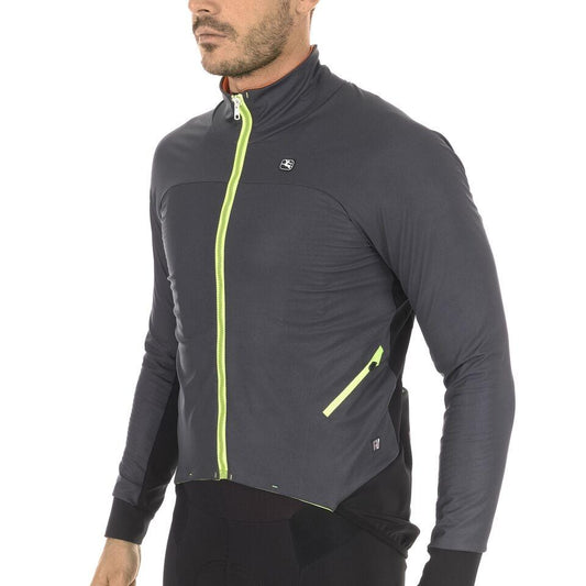 Giordana AV EXTREME LYTE Jacket - Black-Silver - Classic Cycling