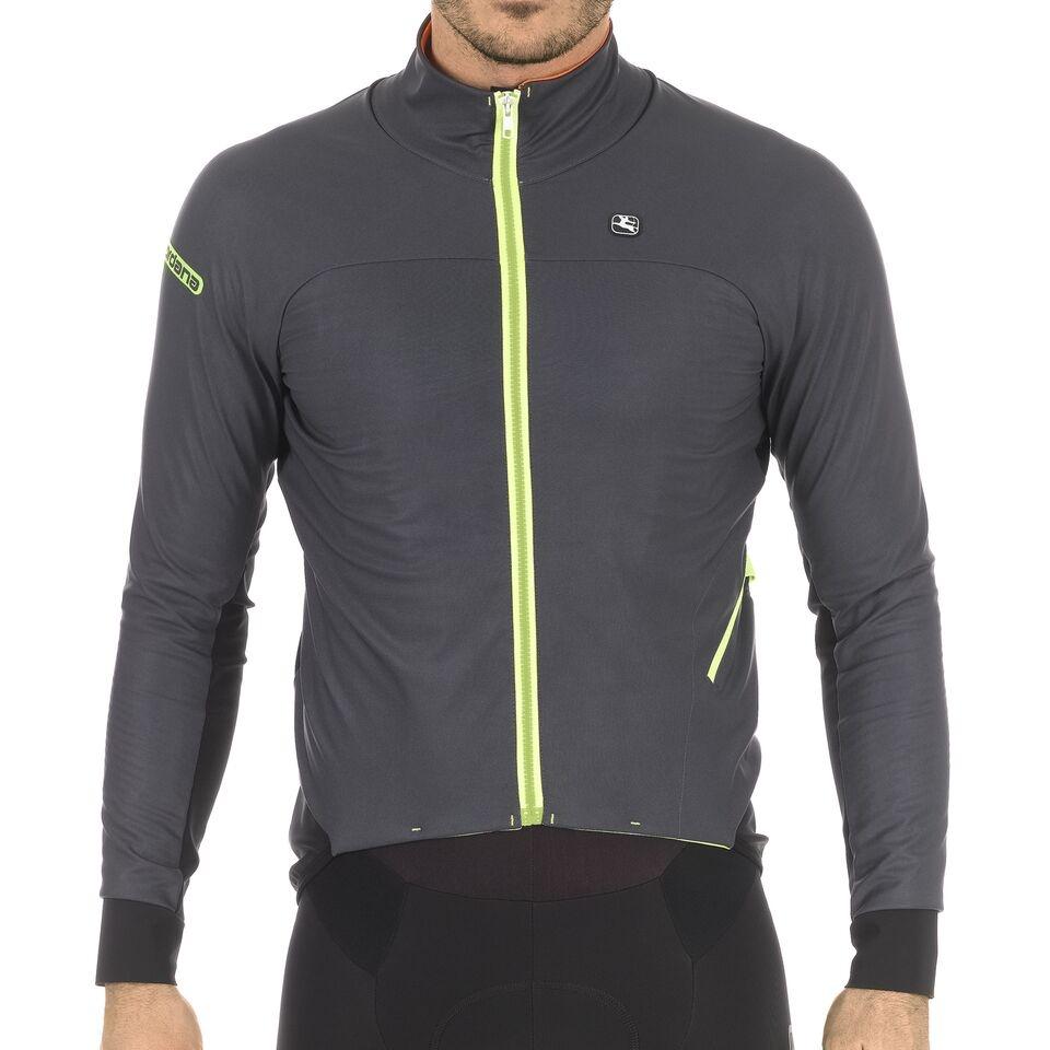 Giordana AV EXTREME LYTE Jacket - Black-Silver - Classic Cycling