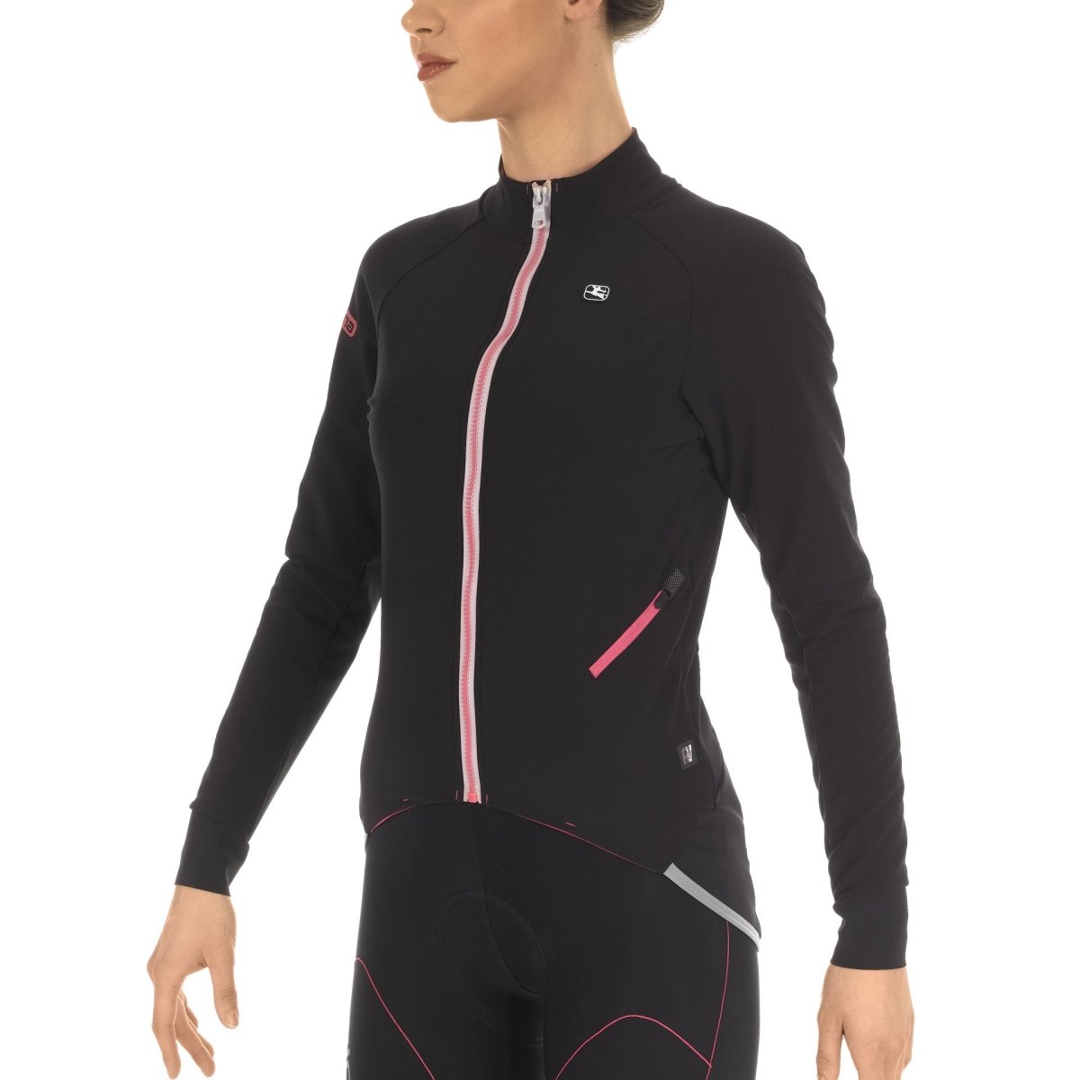 Giordana AV EXTREME Women's Jacket - Black-Pink - Classic Cycling
